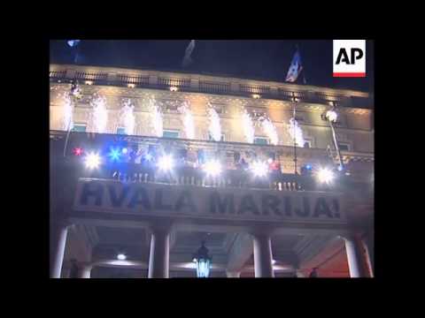 Hero's welcome for winner of Eurovision Song Contest