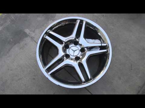 2006 Mercedes SL500 Wheels / Rim REAR WHEEL AMG CHROME - mbiparts.com Used OEM Mercedes Parts... OEM