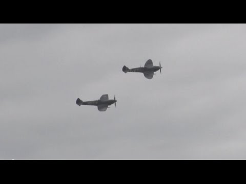 Spitfire's (RAF Battle of Britain Memorial Flight)  - Yeovilton Air Day 2015