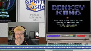 Sprite Castle Plays Donkey Kong (Commodore 64)