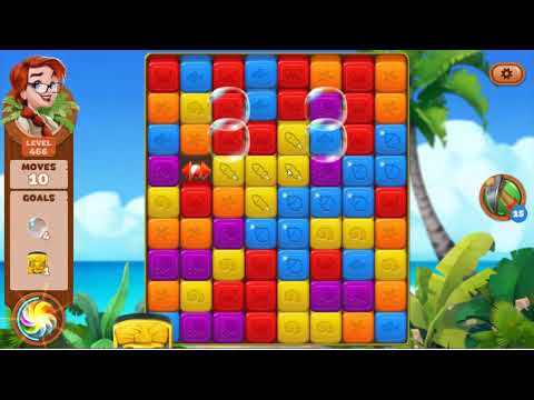 Lost Island Blast Adventure Level 466 - No Boosters
