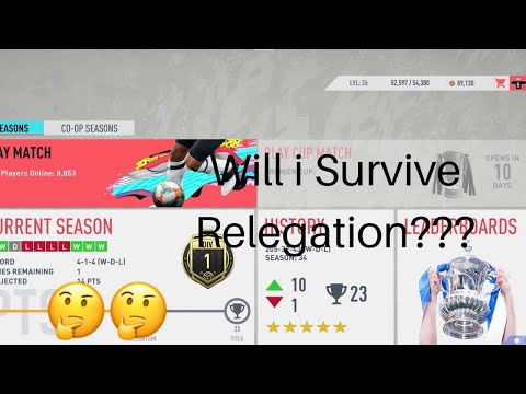 Will I Survive Relegation In Division 1 part 2??? | Fifa 20 Online Seasons GamePlay