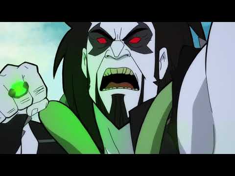 Martian Manhunter and Lobo fight scene: Superman: Man of Tomorrow
