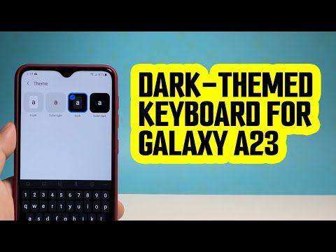 How To Change Keyboard Theme On Samsung Galaxy A23 | Dark Theme Keyboard