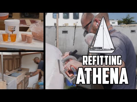 Sail Life - Rounding over the deck-hull joint & applying Coppercoat - DIY sailboat project