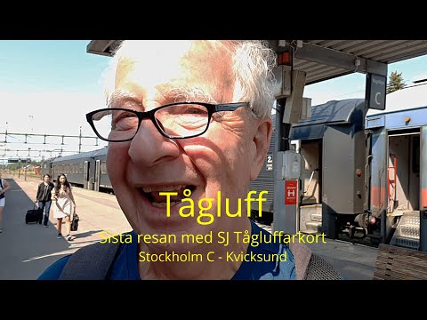2021-07-22 TÅGLUFF Sista resan med SJ Tågluffarkort ( Stockholm C - Kvicksund )