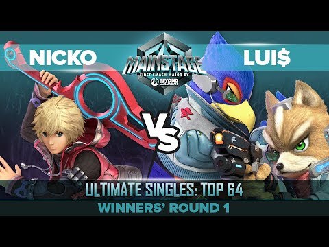 Nicko vs Lui$ - Winners' Round 1: Ultimate Singles - Mainstage | Shulk vs Fox, Falco