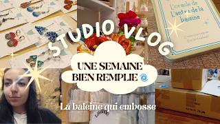 Je gère une commande à +120€, des nouveaux créateurs et une semaine chargée | Studio vlog