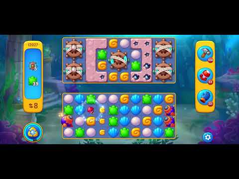 Fishdom level 12027 no boosters フィッシュダム ノーマル