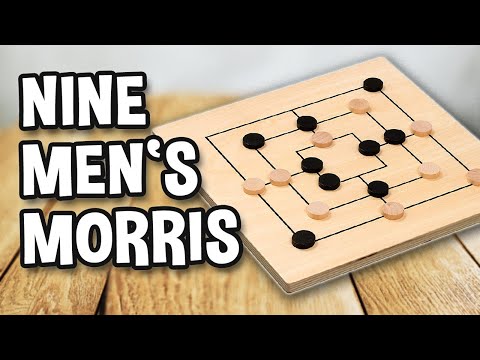 how to play NINE MEN'S MORRIS (gameplay and rules) | Spielregeln TV - YouTube