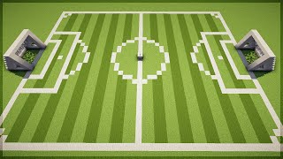 Minecraft: Como construir um Campo de Futebol