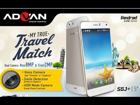 Unboxing HP Vandroid Advan S5J+ Review Indonesia