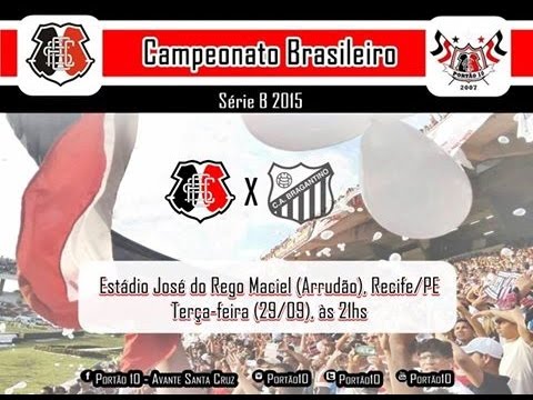 "P10 - Santa Cruz 3 x 1 Bragantino 29/09/2015" Barra: Portão 10 &bull; Club: Santa Cruz