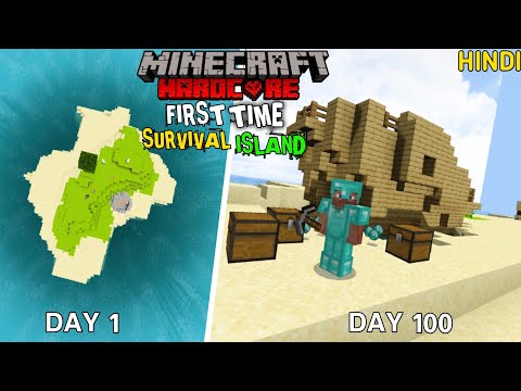 100 Days Survival Island Madness! (HINDI)