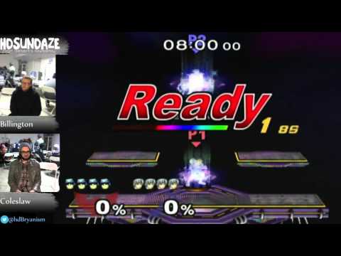 Billington (Falcon) vs Coleslaw (Falco/Marth) - HD Sundaze