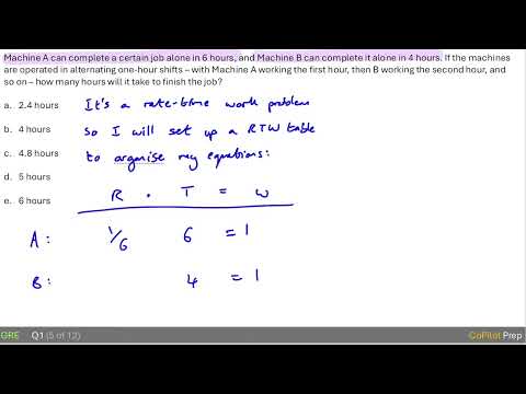 Multiple Choice Rate Problem