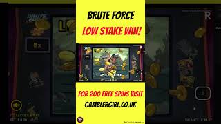 💥BRUTE FORCE💥LOW STAKE BIG WIN💥 #ad #slot #casino