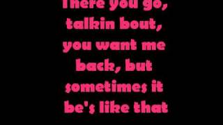 There You Go - Lyrics