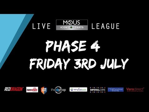The MODUS ICONS OF DARTS LIVE LEAGUE - FRIDAY 3RD JULY