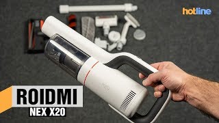 Roidmi NEX X20 Vacuum Cleaner White/Black (XCQ06RM) - відео 1