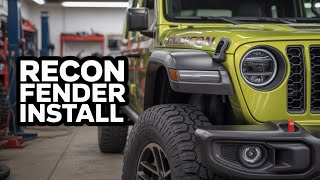 “Installing Recon Fender Flare Extensions on My Jeep Wrangler Rubicon”