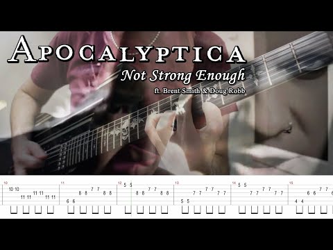 Apocalyptica - Not Strong Enough ft. Brent Smith & Doug Robb (Guitar Cover + TABS)