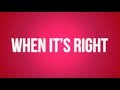 Alyson Stoner When It S Right Lyric Version