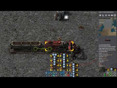 Factorio Smart Train Refueling Station
