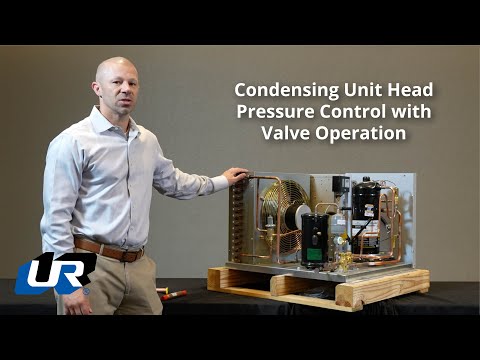 Condensing Unit Head Pressure Control with Valve Operation