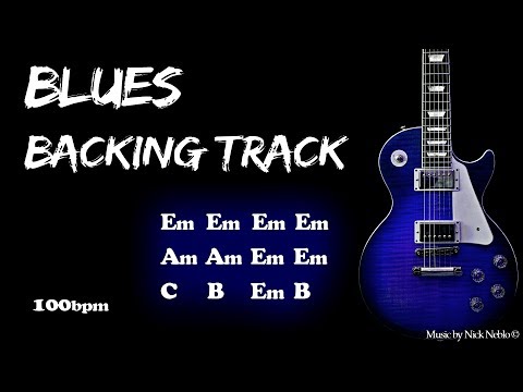 Blues Backing Track E minor
