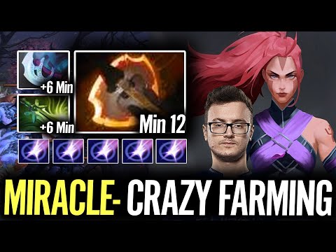 Anti-Mage Dota 2 7.33 Miracle- Fastest Farming Skill