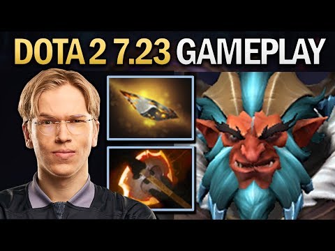 OG.TOPSON TROLL WARLORD WITH TITAL SLIVER - DOTA 2 7.23 GAMEPLAY