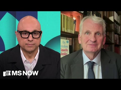 Tim Snyder: “You're always in history, and your choices matter.”