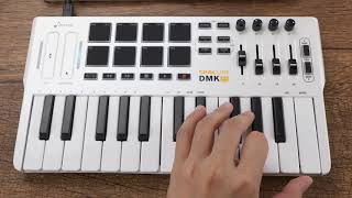 Video thumbnail for Donner Professional Mini DMK25 | 25 Key USB MIDI Keyboard Controller by Donner Music