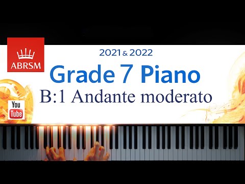 ABRSM 2021-2022 Grade 7, B:1. Andante moderato ~ G. Fauré. Piano exam piece