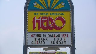 A Dallas food landmark since 1974, Great American Hero sandwich shop is closing its doors