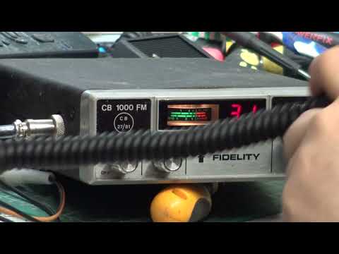 Fidelity CB1000 CB27/81 UK FM CB radio - On The Air test