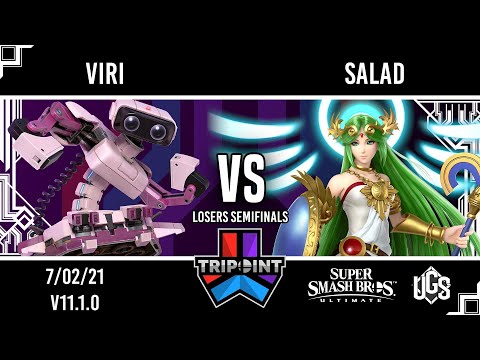 Tripoint Smash 103 - Losers Semifinals - Viri(ROB) Vs. Salad(Palutena)