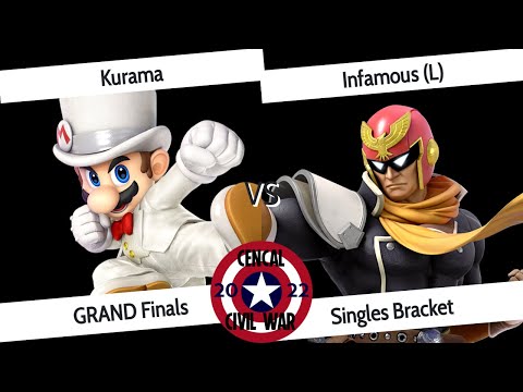 CenCal Civil War 2022 - Grand Finals - Kurama (Mario) vs Infamous (Captain Falcon)