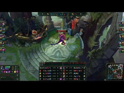 Cho'Gath Vs. Fiora - New Meta Glacial Augment Cho'Gath Top (10/1/9) Patch 10.10