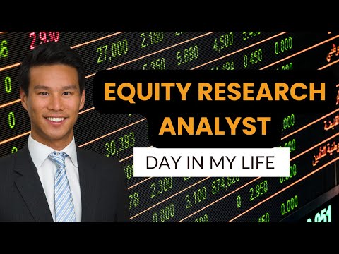 Day in my life as an equity research analyst - YouTube