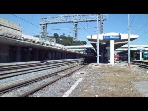 E656.058 sull' IC 518 "Tirreno" Roma Termini - Ventimiglia, in partenza da Roma Ostiense