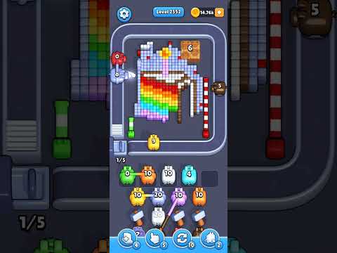 Pixel Flow Level 2552 Walkthrough