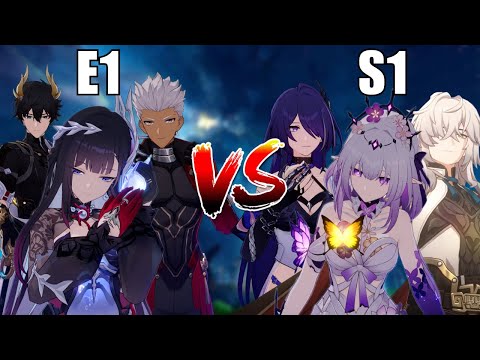 Is E1 or S1 better for every HSR Character?