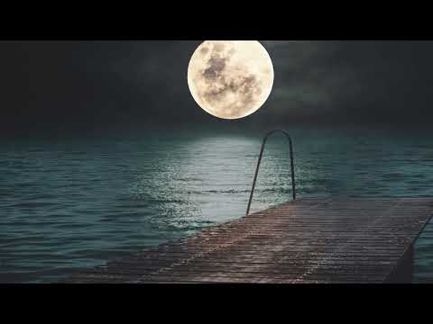 1 Hour ~ Crackling Campfire & Loon Calls On A Summer Night At Lake *with Relaxing Music*