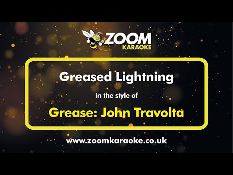 Grease/John Travolta - Greased Lightning (Karaoke Version) with Lyrics On Screen
