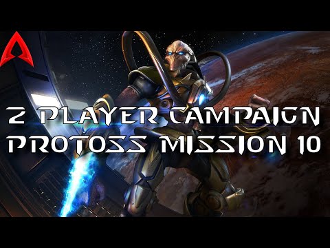 StarCraft Co-op Campaign || Protoss Mission 10: Eye of the Storm
