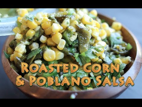 Chipotle's Chili-Corn Salsa - Roasted Poblano - Recipe