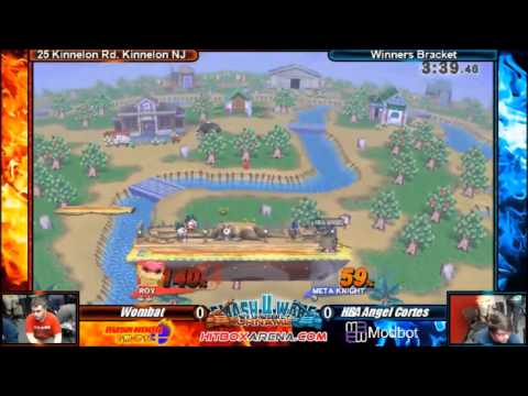 Wombat (Roy) vs Angel Cortes (Meta Knight, Diddy Kong)