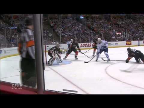 Bozak Goal - Leafs 1 vs Ducks 0 - Mar 10th 2014 (HD)
